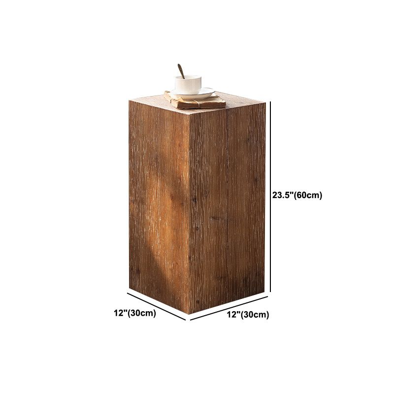 French Country Geometric Wood Coffee Table Distressed Wood Cocktail Table