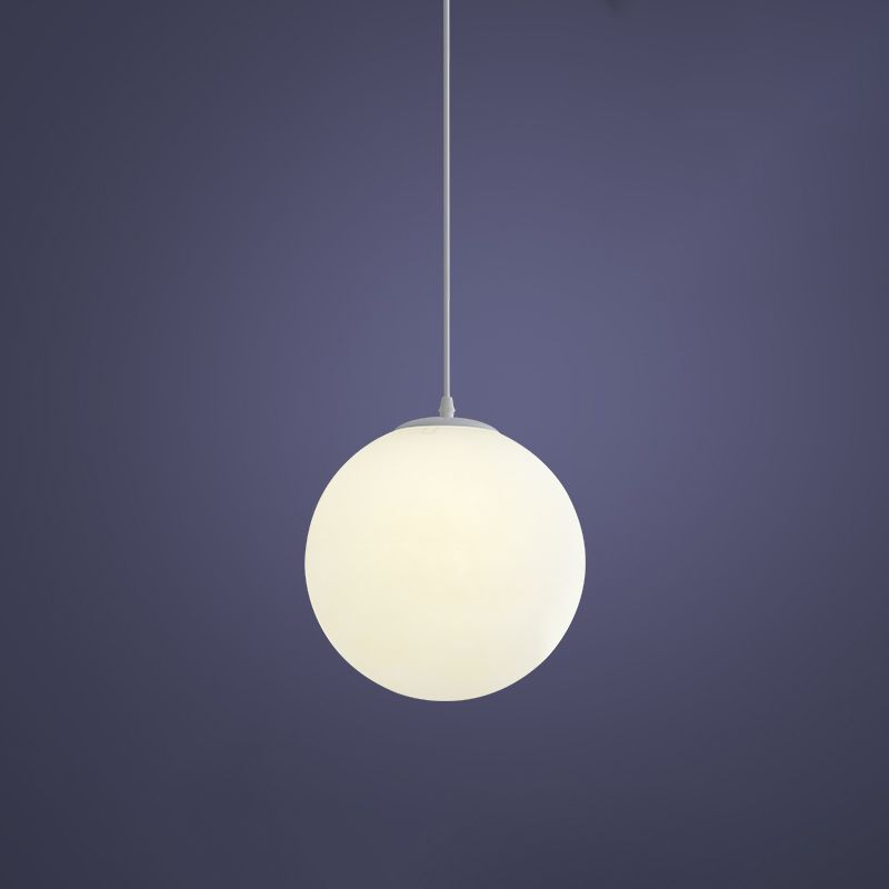 1-Licht-minimalistischer Stil hängender Licht, Acryl-Globus-Anhängerleuchte