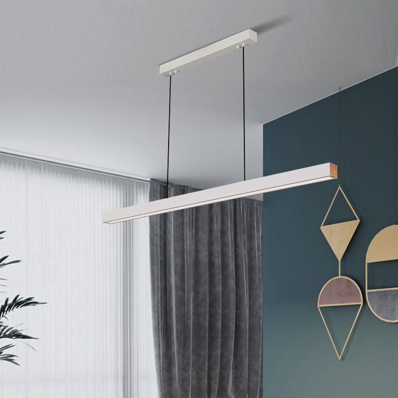 Linear Island Pendant Lights Modern Lighting Chandelier Metal 1 Light Island Lights