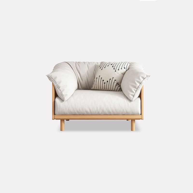 Stationary Cotton Living Room Pillow Top Arm Standard Cushions Seating