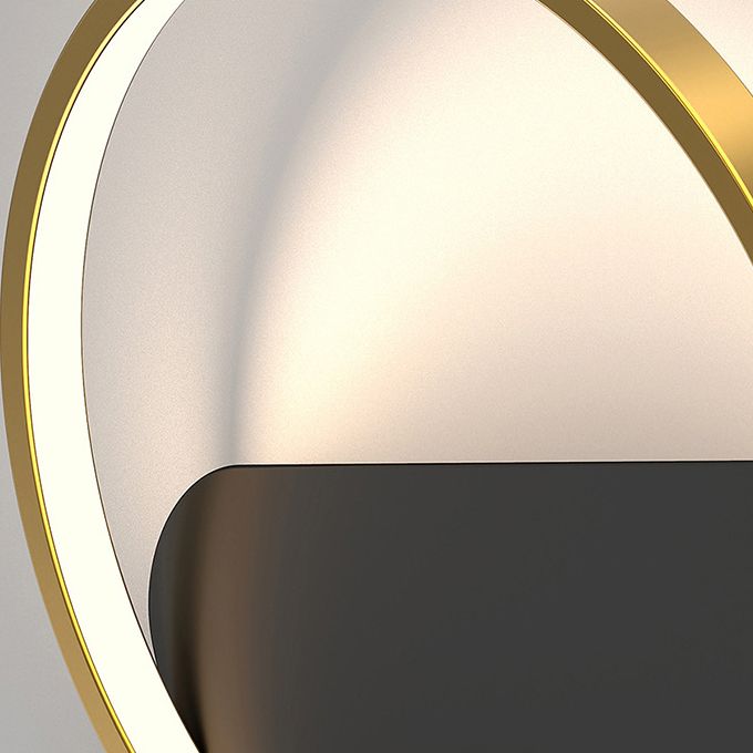 Modern Creative LED Wall Light Metal Acrylic Geometric Wall Lamp for Bedroom
