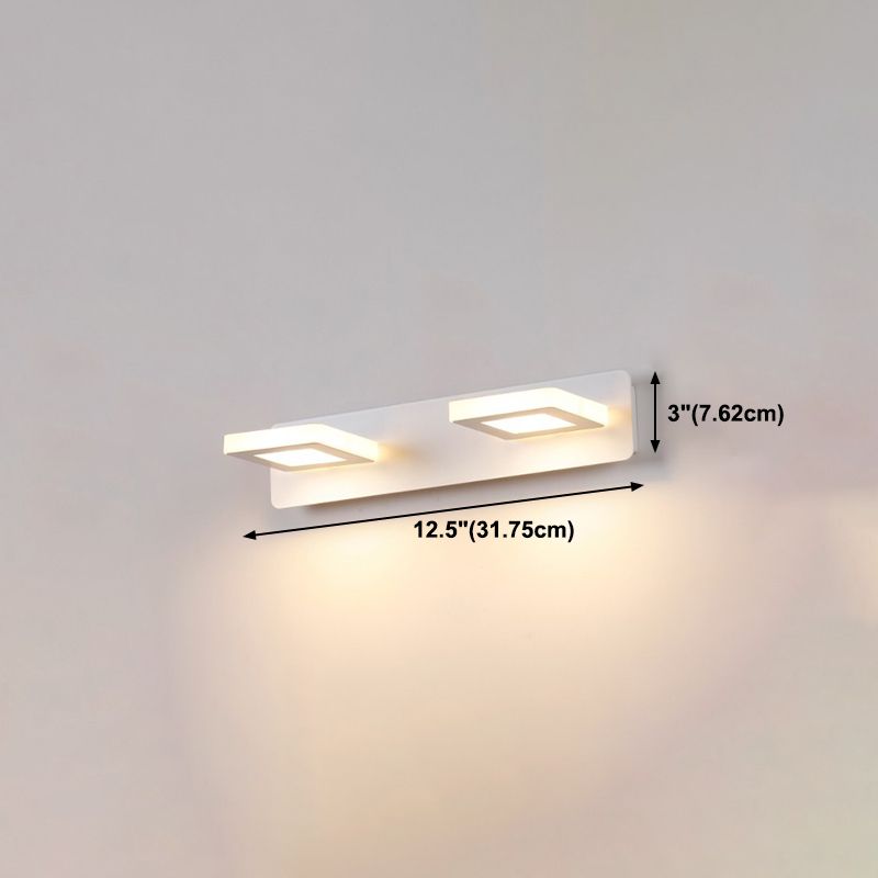 Forma de pared de espejo geométrico de metal luz de pared múltiples luces de pared de espejo múltiples