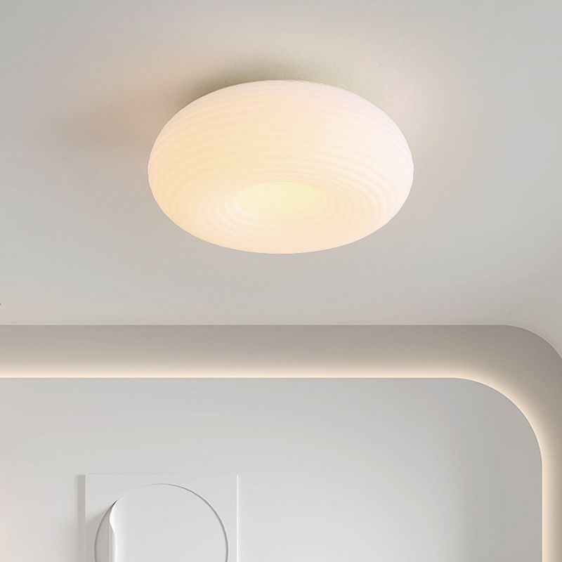 Geometric Flush Mount Contemporary Plastic Flush Ceiling Light Fixture