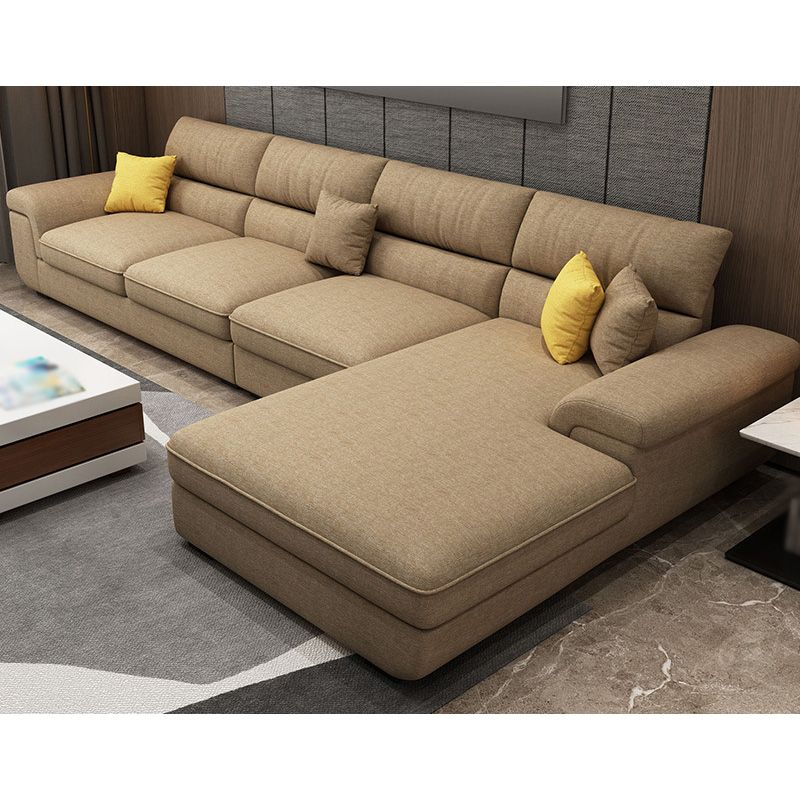 Casual Removable Cushions Sectionals 37.4"H Pillow Top Arm Sofa with 4 Pillows