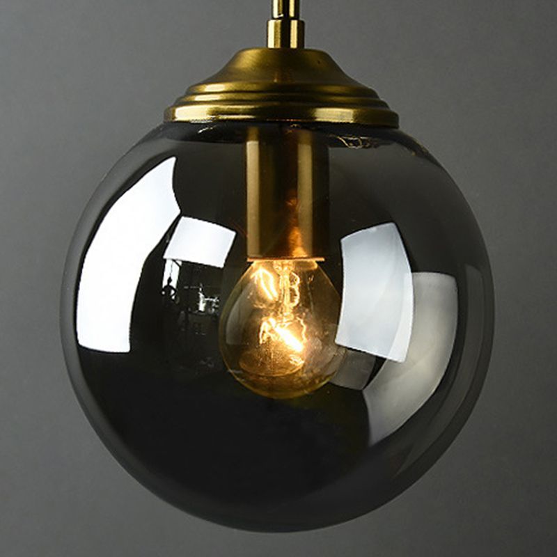 Single Golden Modernism Shaded Glass Wall Mounted Sconce for Bedroom