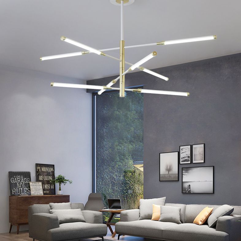 Semplicità lampada lampadina lineare lampada in metallo lampada lampadario a LED