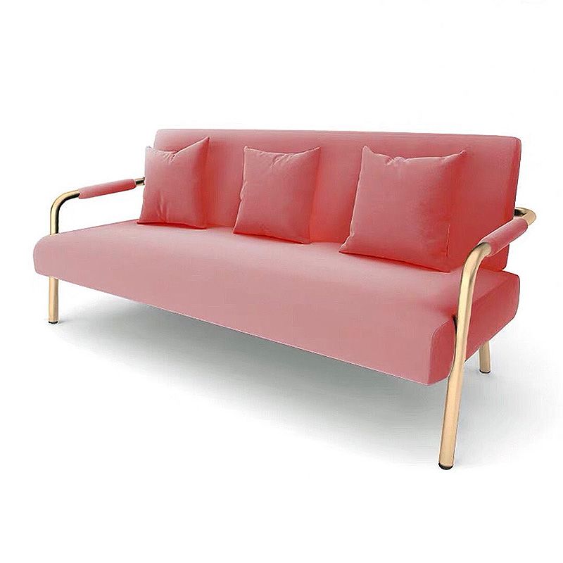 Contemporary Glam Sofa with 3 Pillows for Apartment 22.83" Wide