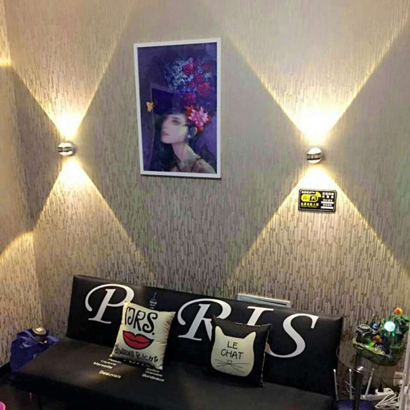 Silver Aluminium Modern Murce Murce Global LED Mur Murd Mounted for Hotel