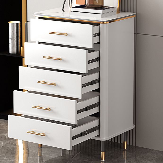 Contemporary Storage Chest Manufactured Wood Dresser with 3/4/5 Drawers