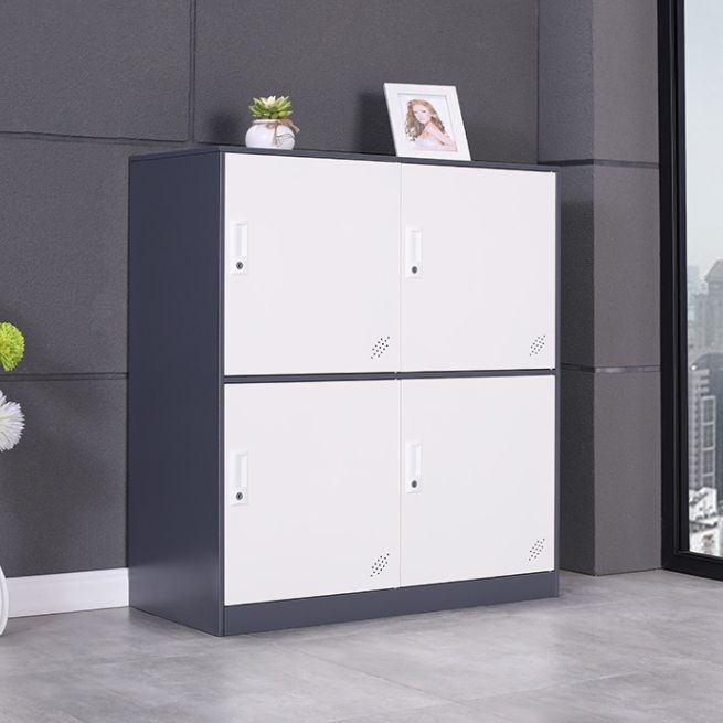 Contemporary Wardrobe Metal Wardrobe Closet for Home,35.43" D x 15.75" W x 39.37" H