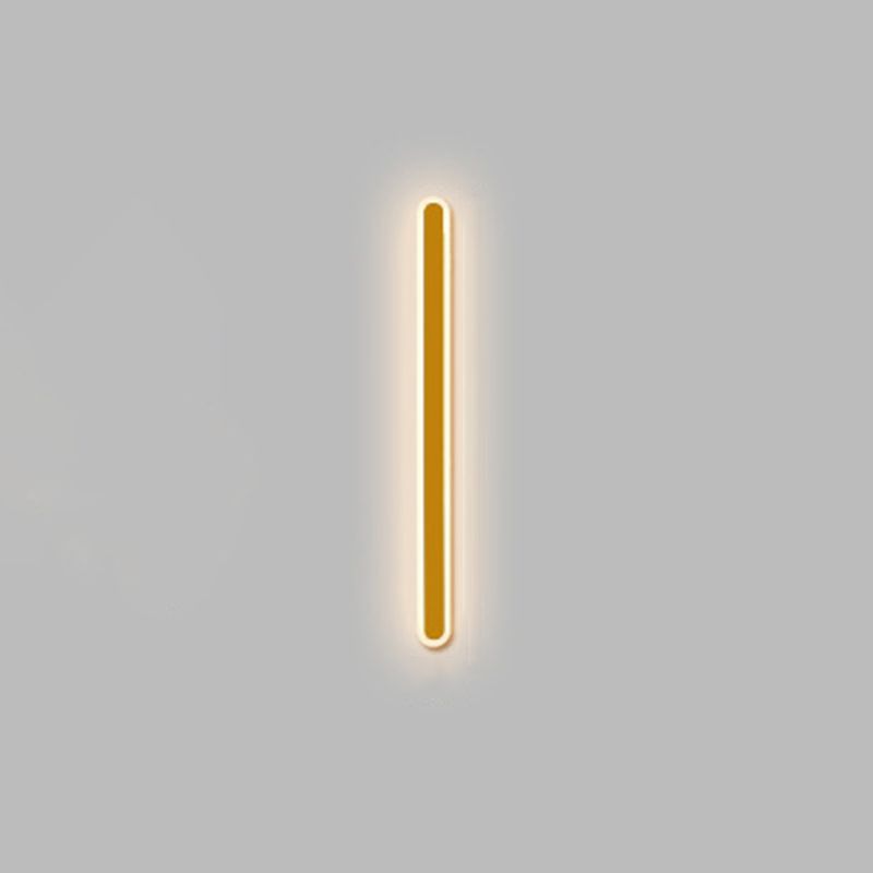 1 Light Linear Wall Mount Light Fixture Modern Wall Lamp Metal Wall Sconces