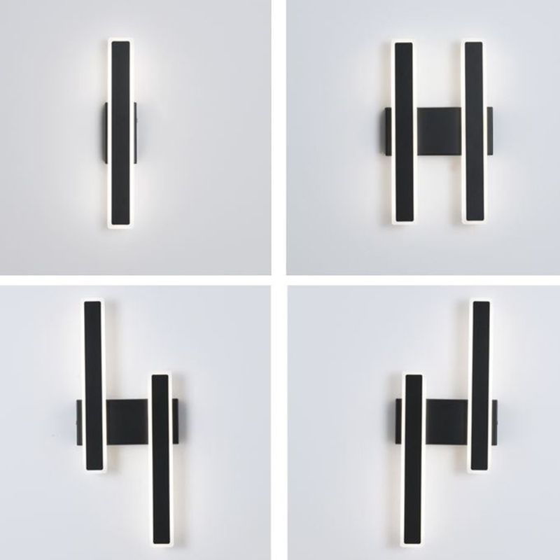 Fun a parete rettangolare per la parete della camera da letto Simplicità a parete LED Apparecchio di illuminazione montata