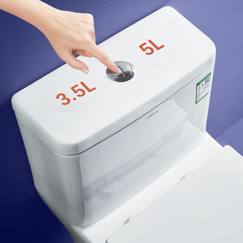 Floor Mounted Porcelain Urine Toilet Traditional Siphon Jet Toilet