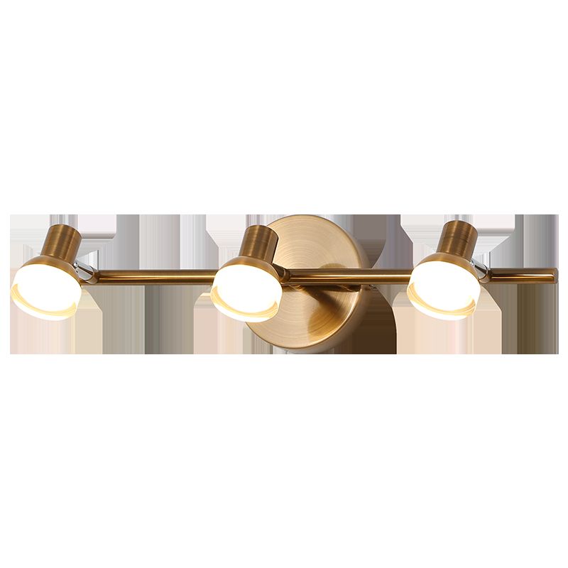 Mid Century Cone Sconce Light Fixtures Metal Wall Light Sconce with Acrylic Shade