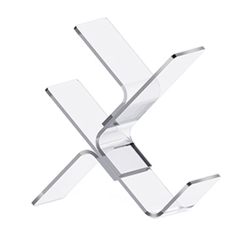 Modern Antique Finish Shelf Bookcase Acrylic Book Shelf with Shelves