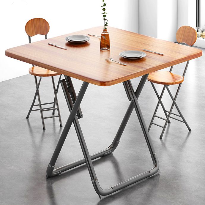 Modern Style Kitchen Dining Set Wood Top Dining Furniture Set with Double Pedestal Base