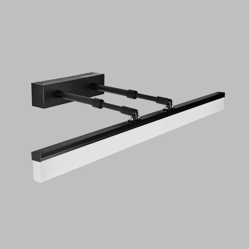 Mirrores minimalistas Dino de luz LED de pared con sombra acrílica para el baño