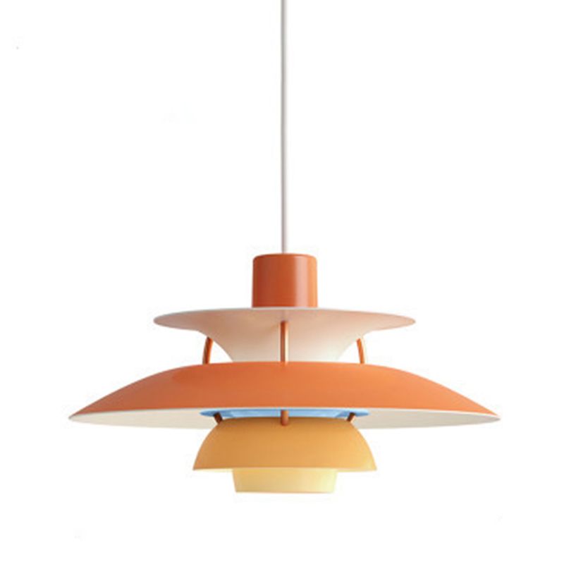 Modern Simplicity Geometric Hanging Pendnant Lamp Aluminum Hanging Pendant Lights for Restaurant