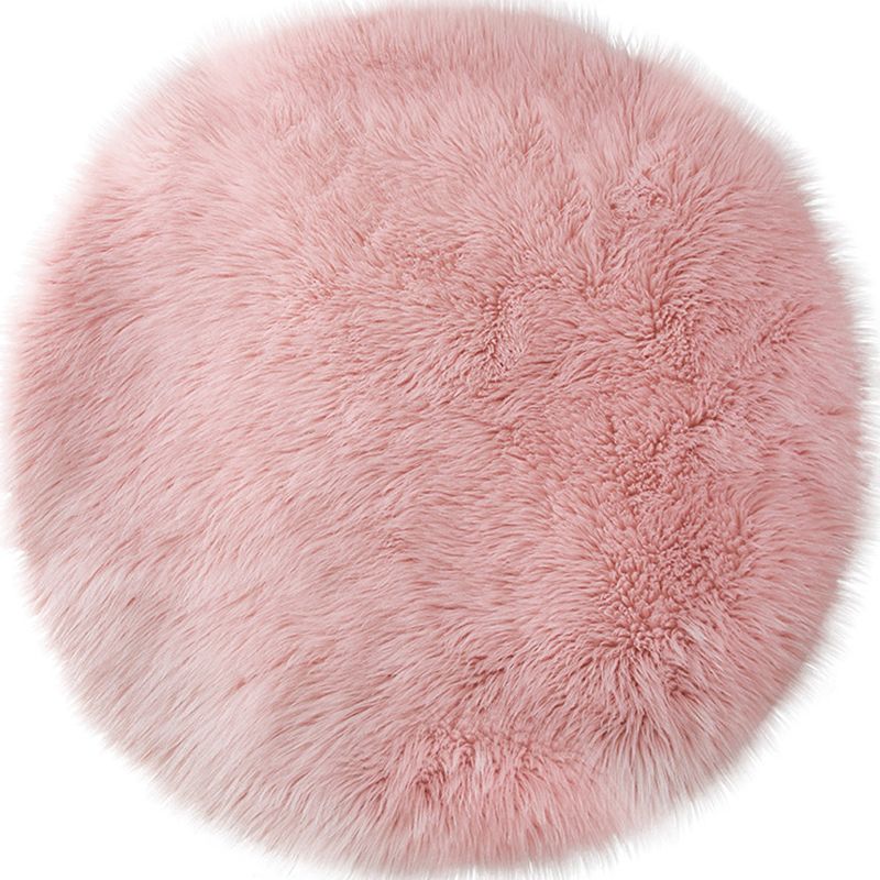 Irregular Shape Solid Rug Multi-Color Simple Indoor Rug Polyster Non-Slip Backing Washable Area Carpet for Room