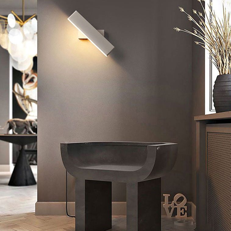 Luz de lectura rectangular de la pared acrílica de metal LED para la luz de la pared de lectura rectangular para la cama