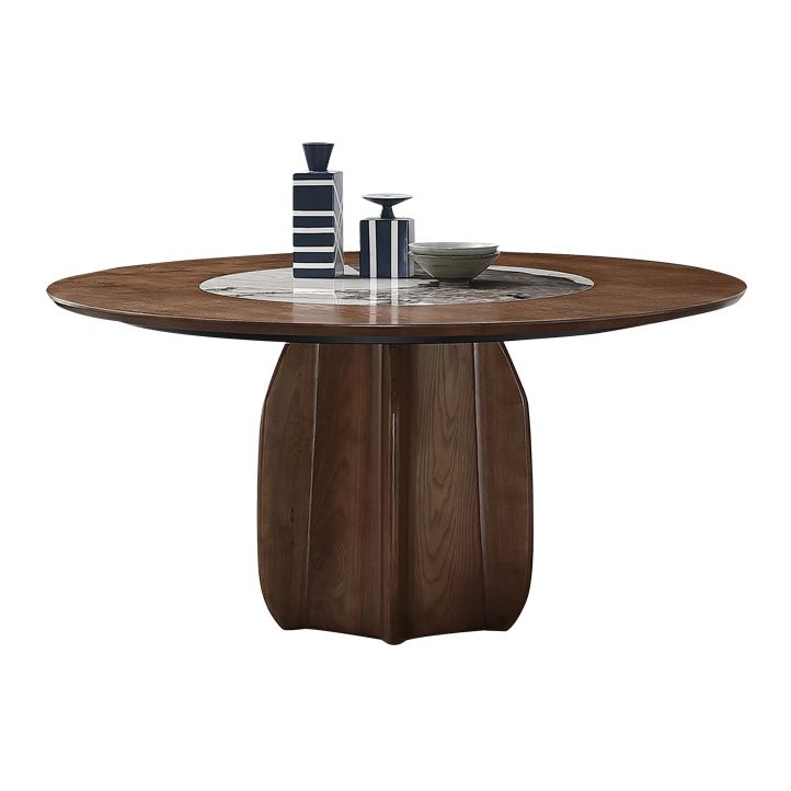 Round Dining Table Contemporary Style Dinner Table for Home Kitchen
