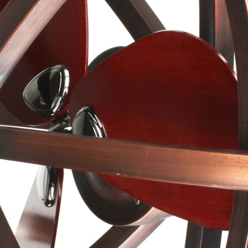 8-head metalen semi-montage verlichting retro koperen afwerking Oplate sferoïde dicht bij plafondlamp