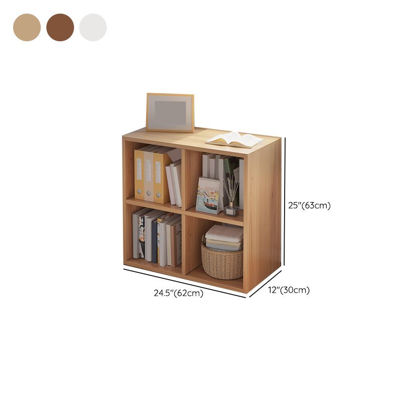 Wood Cubby Storage Bookcase Contemporary Children's Storage Bookcase