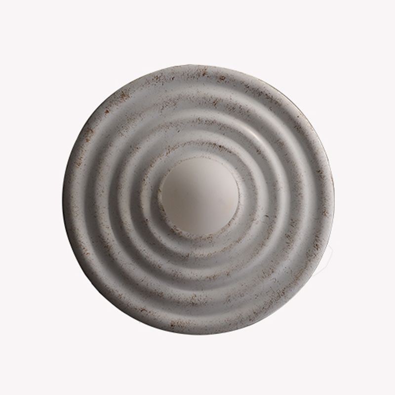 Nordic Style Wall Mount Light Circle Shape Resin Wall Lamp for Living Room