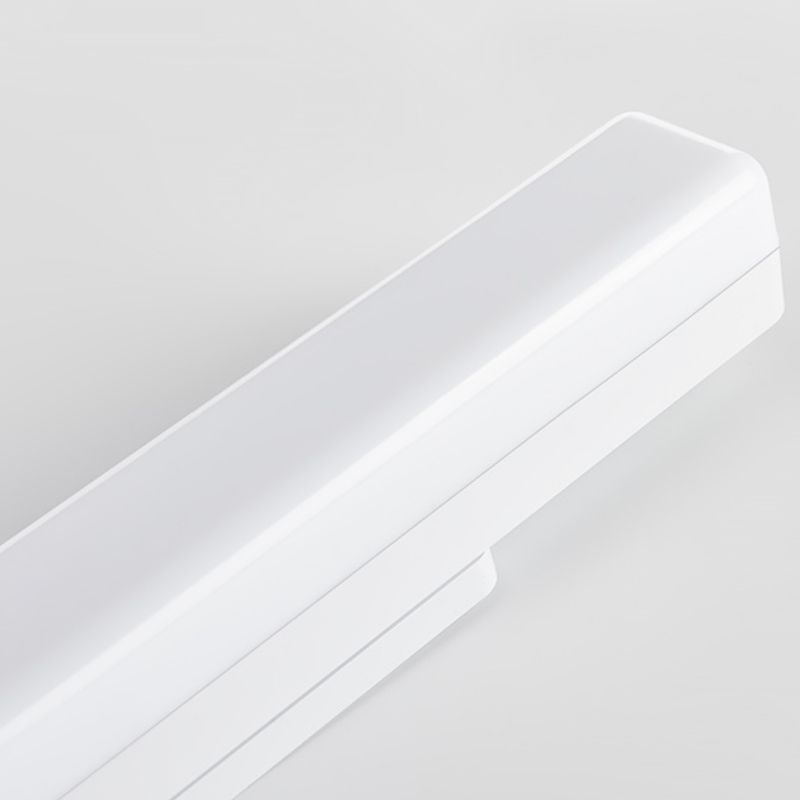 Lineare Form Metallwand Leuchten moderne 1 leichte Spiegel Wandhalterung Leuchte in Weiß
