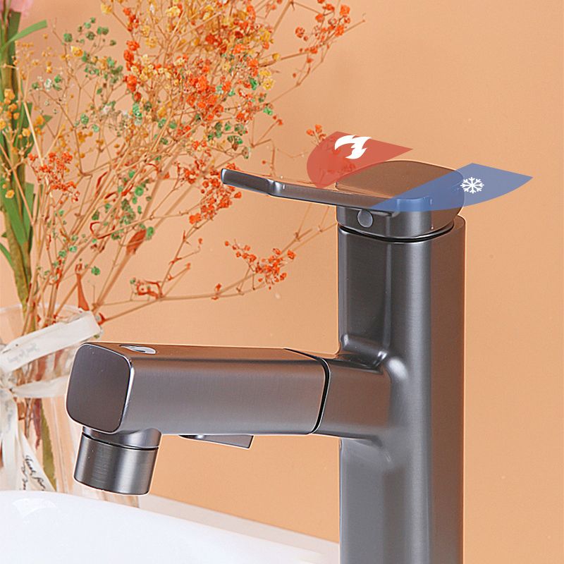 Vessel Sink Faucet Contemporary Single Lever Handle Faucet for Bathroom