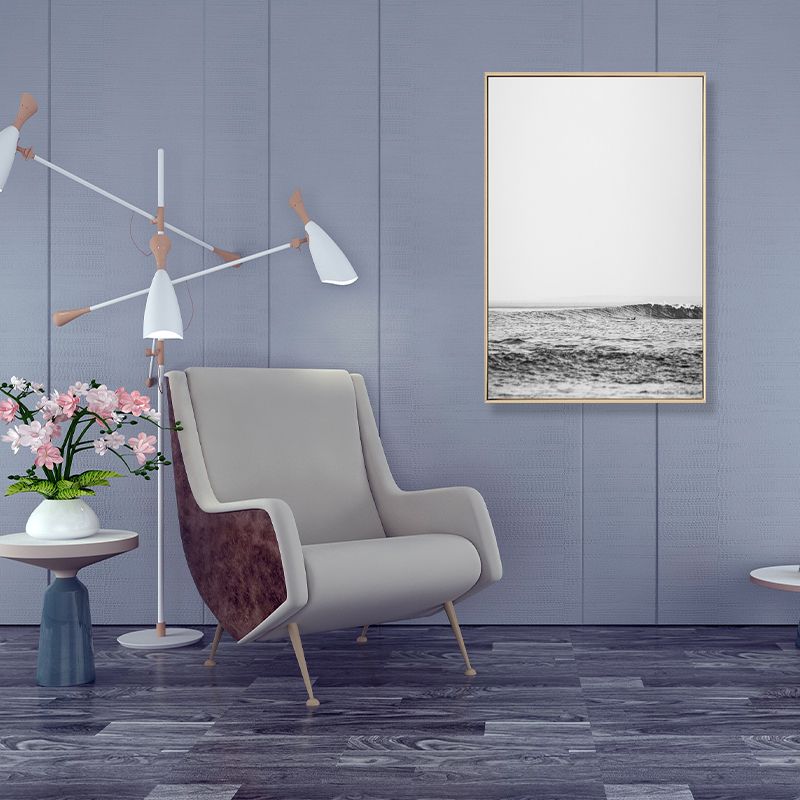 Tropix Photo Ocean Surface Art Print Toile texturée Couleur claire Décoration murale pour la maison