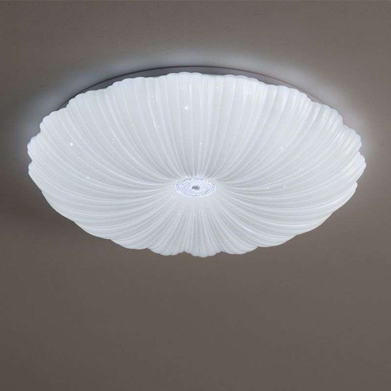 Round LED Ceiling Light Modern Ceiling Mount Light with Acrylic Shade for Kid's Room