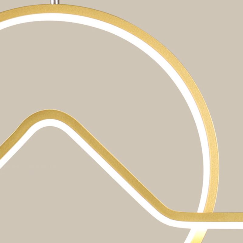 Geometric Island Lighting Modern Lighting Chandelier Metal 3 Light Island Lamps