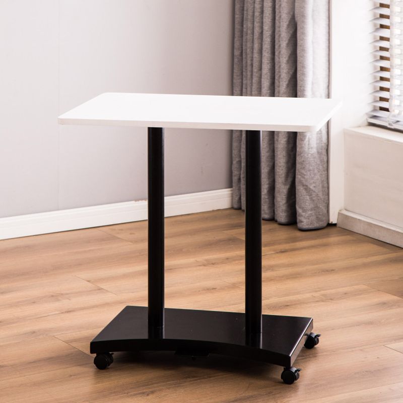 Modern Writing Desk Adjustable Standing Desk with Caster Wheels