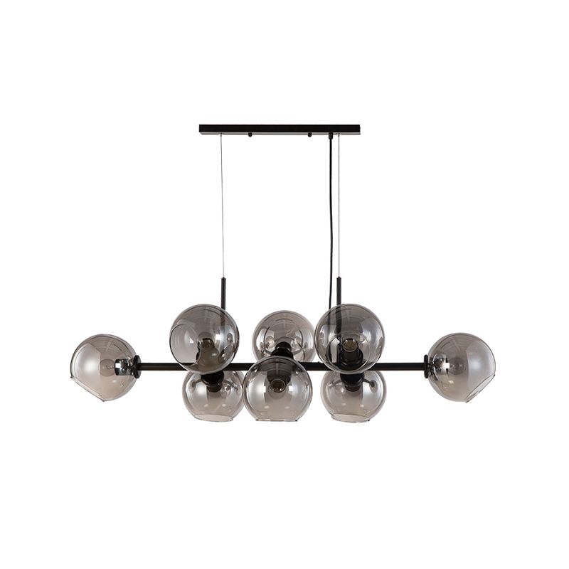 Modern metalen eiland verlichtingsarmaturen