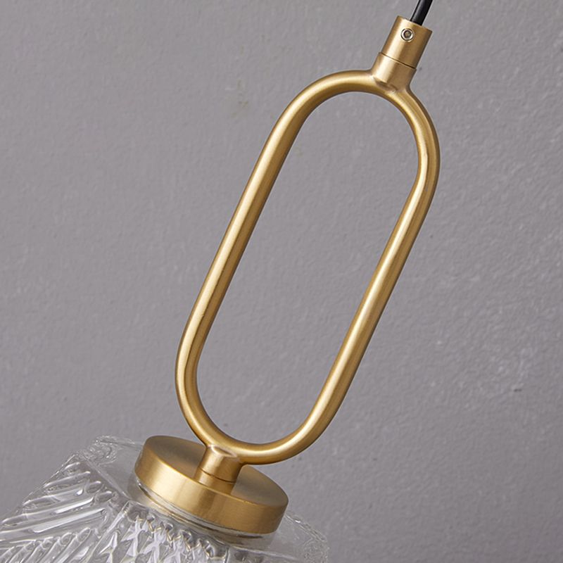 Postmodern Wall Light Sconce Geometric Glass Wall Light Fixture for Bedroom