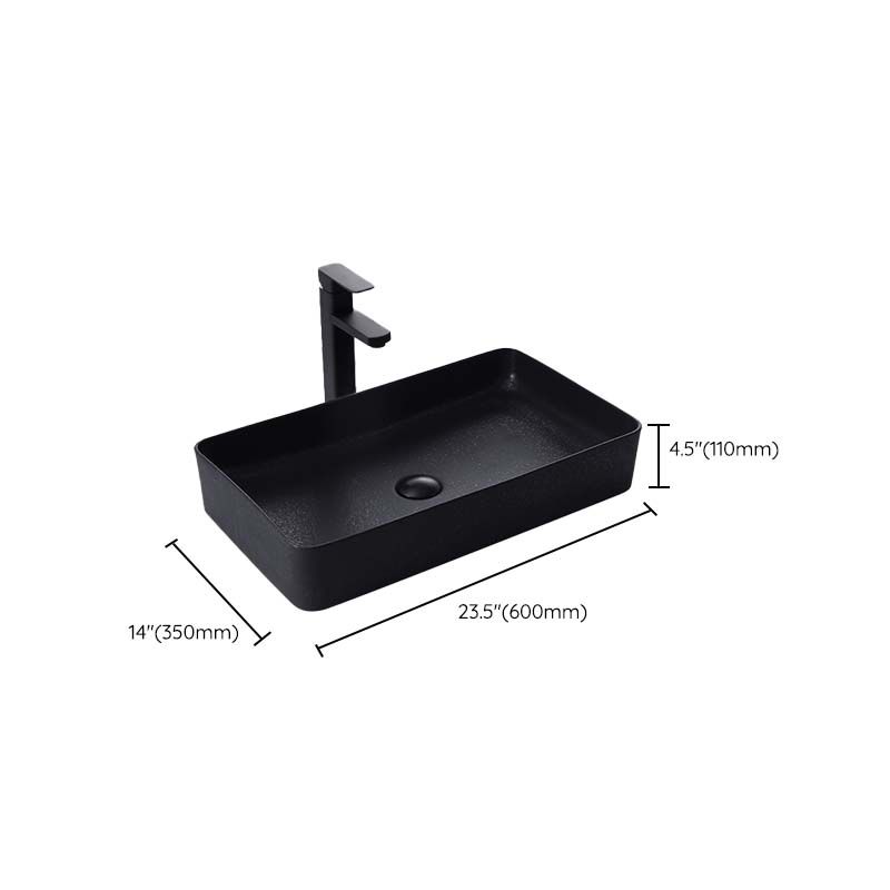 Black Trough Bathroom Sink Round Porcelain Trough Bathroom Sink