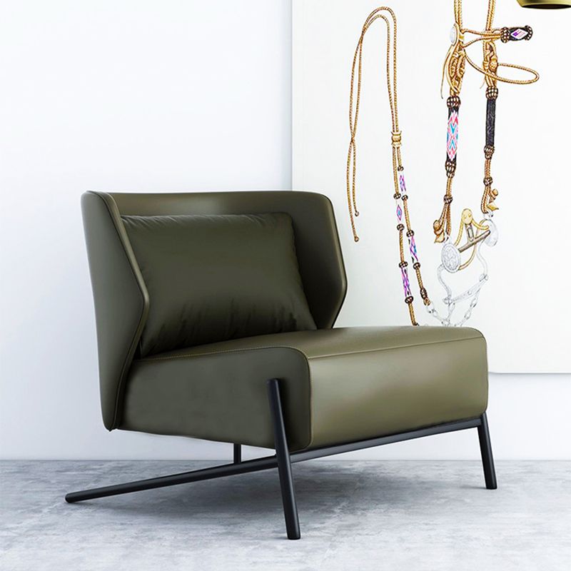 28.3"Wide Tight Back Armless Single Lounge Chair for Bedroom