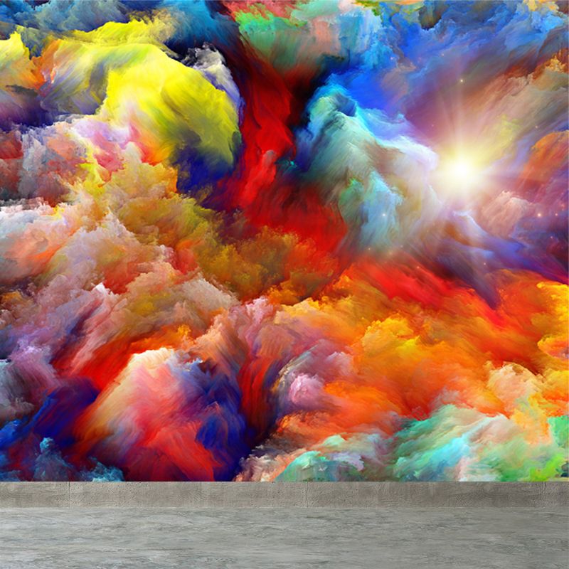 Splendid Clouds Mural Wallpaper for Bedroom Nature Scenery Wall Art, Made to Measure