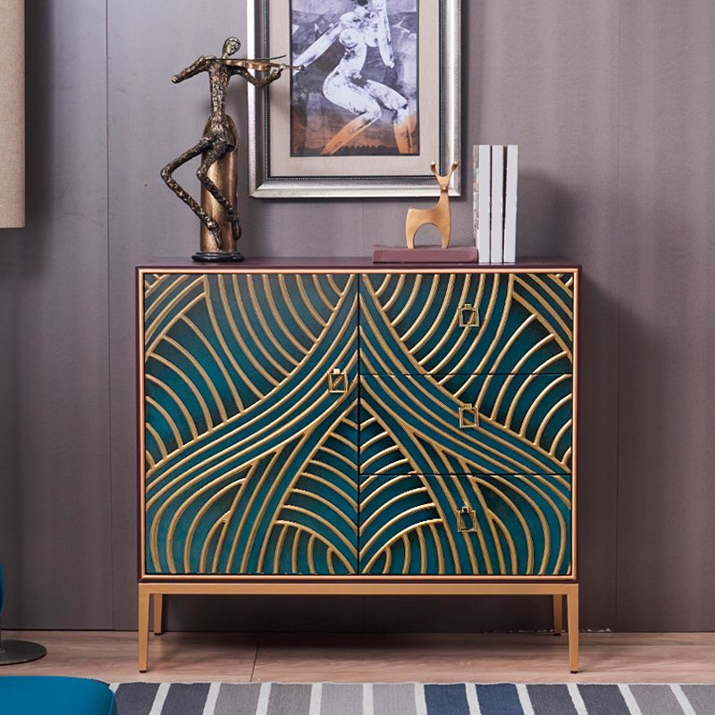 15.6-inch W Solid Wood Storage Chest Classic Glam Storage Chest Dresser