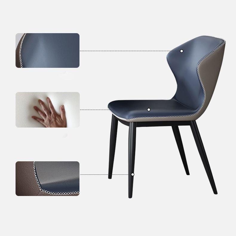 Juego de comedor estándar gris moderno forma rectángulo de piedra sinterizada juego de comidas con mesa de 4 patas