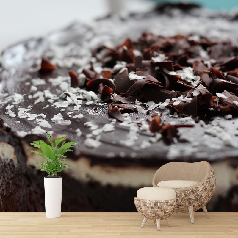 Sweet Cake Wall Murals Contemporary Photography Style Wall Art for Cake Shop