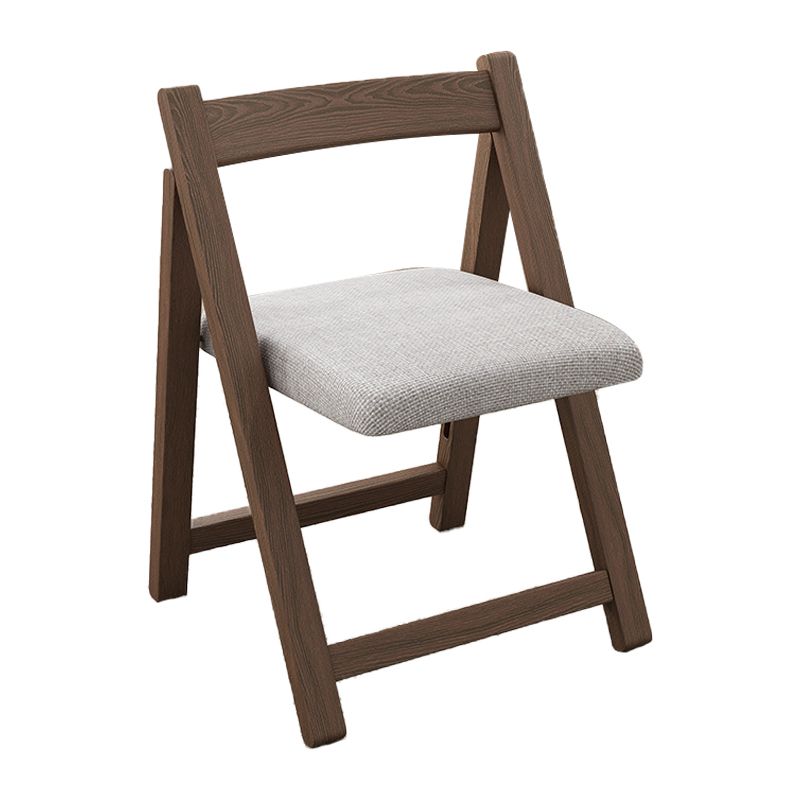 Silla de comedor de estilo moderno, sillas laterales sin brazos de cocina con patas de madera