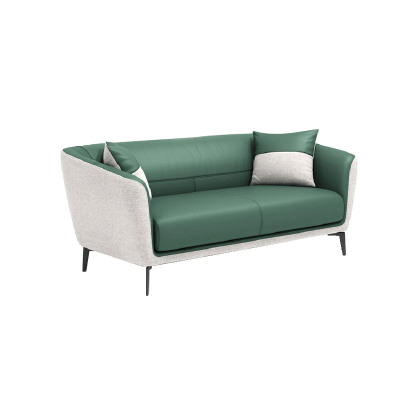 Contemporary Tight Back Leather Settee Couch for 1/2/3 People