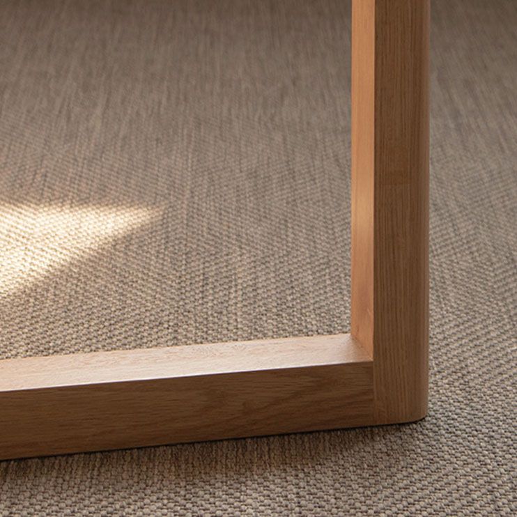 Contemporary Solid Wood Dinner Table Round Wood Base Dining Table