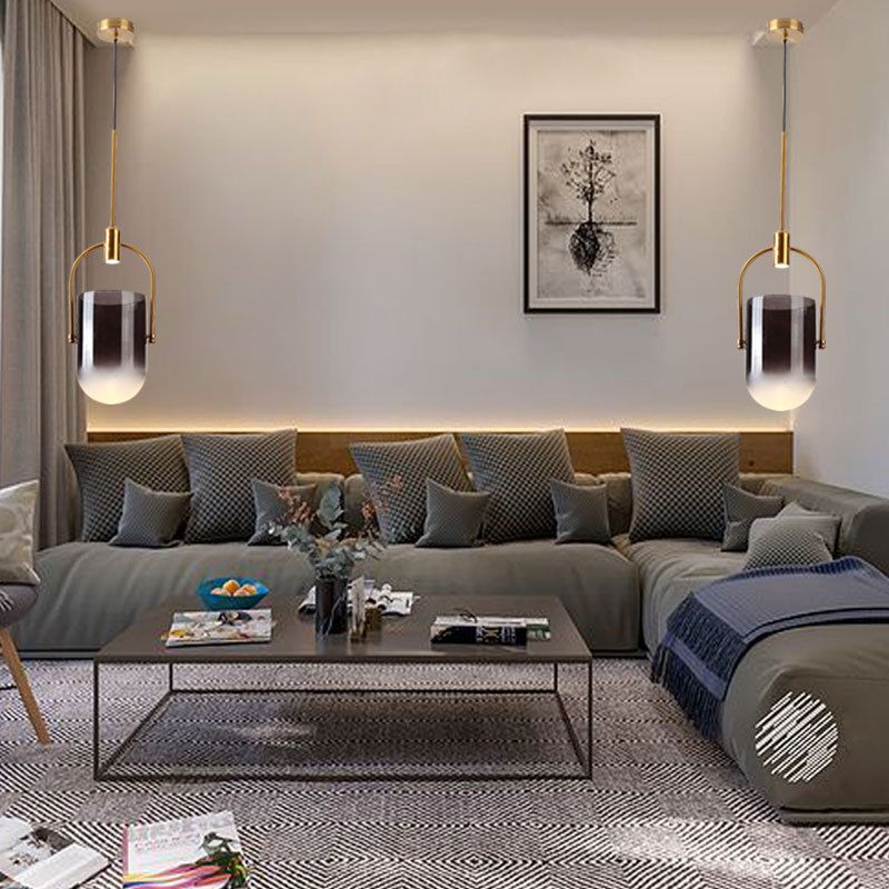 Emmervormig glas hangend licht minimalisme moderne suspensieverlichting voor bed voor bed