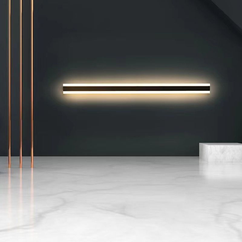 LED Contemporary Wall Light with Acrylic Shade for Living Room