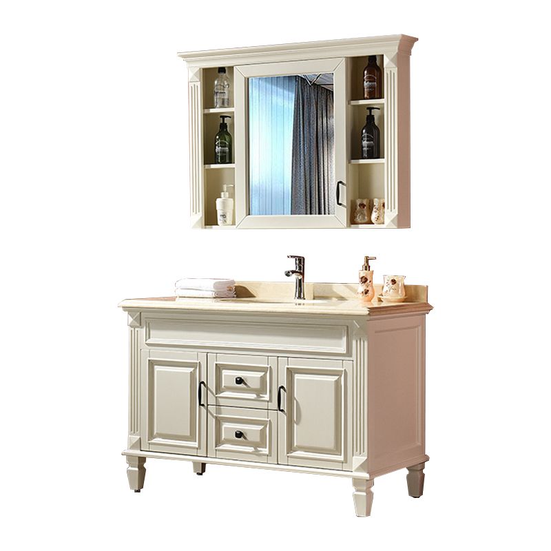 Traditional Freestanding Bathroom Vanity Solid Wood Bathroom Vanity Set for Bathroom