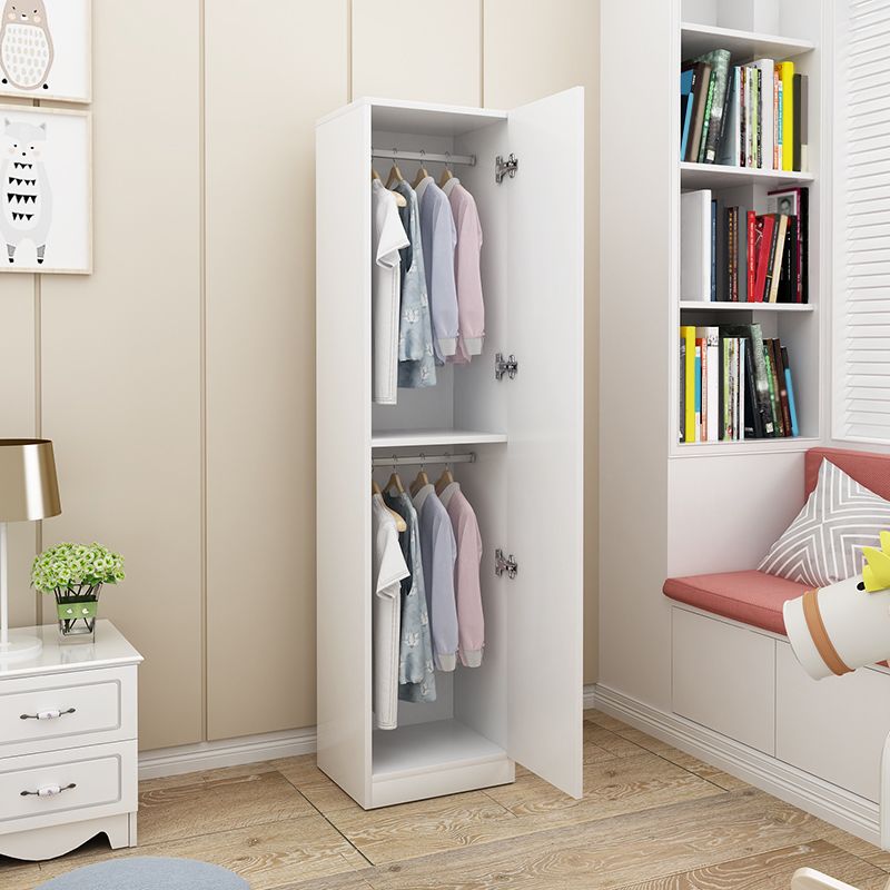 Matte Finish Cabinet with 1 Door Contemporary Manufactured Wood Storage Cabinet