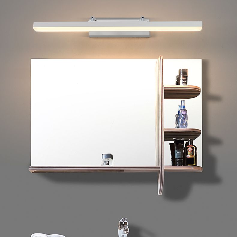 Moderne minimalistische stijl lineaire wand gemonteerd ijdelheid lichten metaal 1 licht ijdelheid verlichting ideeën voor badkamer